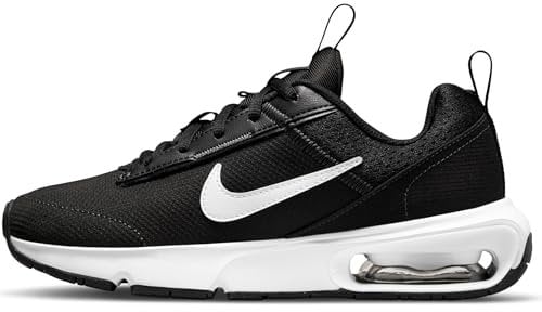 Nike Air Max Intrlk Lite (GS), Sneaker Uomo, Black White Anthracite Wolf Grey, 36 EU