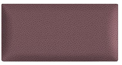 Wandpaneele 3D 15 x 30 cm gepolstert – für sehr einfache Selbstmontage, Lederimitat, mit weicher Füllung, Farbe schmutziges Pink – Kopfteil als Dekoration für Schlafzimmer, Büro, Kinderzimmer, Diele