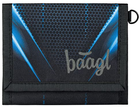 Baagl Geldbeutel Jungen Mädchen Geldbörse Kinder Kleines Portemonnaie Teenager Geldtasche Kinderportmonee (Bluelight)