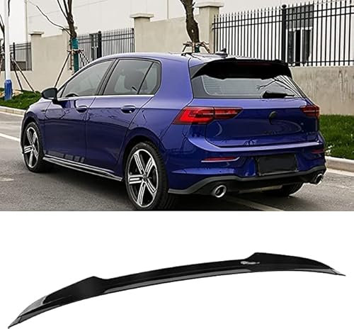ABS Spoiler Rear Wing Spoiler für VW Golf 8 MK8 GTI R-Line GTE GTD 2020 2021 2022, Heckspoiler Kofferraumspoiler Car Tuning Styling Accessories