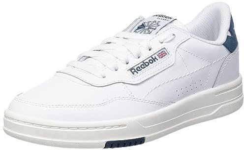 Reebok Unisex Court Peak Sneaker, FTWR White Hoops F23 Kreide, Blau, 37.5 EU