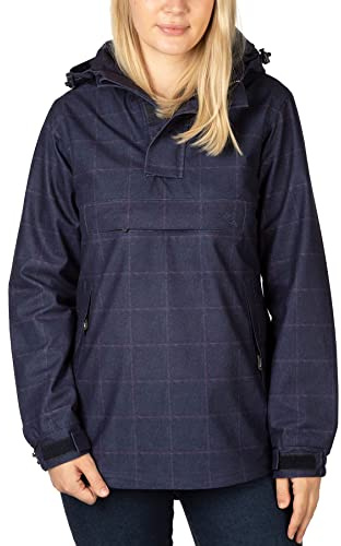 Rydale Ladies Tweed Print Waterproof Smock Jacket Women’s Overhead Lightweight Smocks 2 Colours