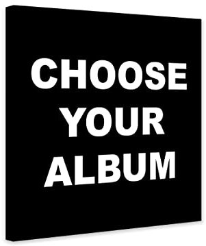 Generic - Choose Your Album Cover - Music Art - Personalised Gift - Framed Canvas - Wall Art (Canvas, 12 x 12 Inches)