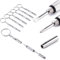 JZK Lot de 6 mini tournevis multifonctions (3 en 1, plat, en acier inoxydable) pour lunettes, montres, horloges, téléphones portables, ordinateurs portables, jouets