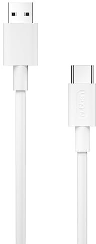 Nubbeh - Cable USB C 18W [1.5 M] Cable de Silicona Líquida USB Tipo C 3A Cable Carga Rápida, Carga y Sincronización para Samsung, Xiaomi, Pixel, Macbook, Tablet, Huawei, Color Blanco