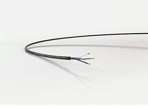 Lapp 10m Unitronic LifYY 5x0,34 mm² Sensorleitung - Datenkabel 5-Adrig | Schwarzes Sensorkabel & Aktorkabel aus PVC, flammwidrig, 300V Nennspannung, feindrähtig für die Automatisierungstechnik