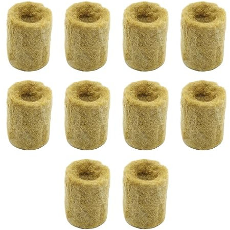 Steinwolle Würfel 50 Stück Steinwolle-Wachstumswürfel for hydroponische Pflanzen, Steinwolle, Nährstoffblöcke