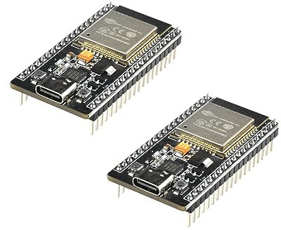 diymore-IOT 2 Stück für ESP32 Modul 38Pins Typ-C,für ESP32 ESP-32 Entwicklungsboard mit CP2102 Chip,2.4GHz Dual-Core WiFi Bluetooth Mikrocontroller.