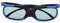 flexman Gafas 3D con Ángulo de Visión Amplio de 178 °, Obturador Activo Universal Duradero Tipo DLP Link Proyector 3D Gafas 3D Lente HD Que Funciona 55 Horas Soporte 1080P Alta Definición