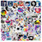 100Pcs Astronaut Outer Space Stickers Cartoon Aesthetic Fashion Waterproof Cool Stickers Vinyl Decals for Water Bottles Luggage Laptop Skateboard Stickers for Kids Boys Girls Teens