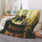 EHOMERY Warme Kuscheldecke Große Decke Kuscheldecke Orientalisch Warme Decke Zelten Traube Landschaft Hosting-Decke Dekorative Weiche Kuscheldecken Gelb 150x130cm