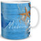 TRIOSK Tasse Madeira Portugal Insel Souvenir Geschenk Mediterran für Reiselustige Weltenbummler Frauen Männer Büro Kollegen, Keramik 300ml