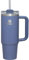 STANLEY Quencher H2.0 FlowState Trinkbecher, vakuumisoliert, aus Edelstahl mit Deckel und Trinkhalm, für Wasser, Eistee oder Kaffee (Dämmerungsblau, 1,2 Liter)