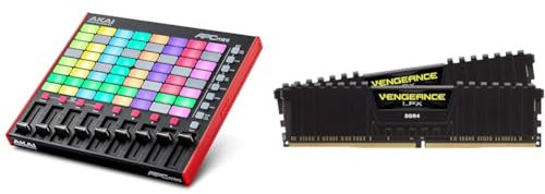 Akai Professional APC Mini MK2 - USB MIDI Pad Controller für Clip Launching & Corsair Vengeance LPX 32GB (2 x 16 GB) DDR4 3200MHz C16