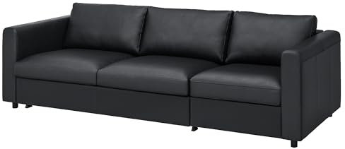 VIMLE 3-Sitzer Schlafsofa Grann/Bomstad schwarz