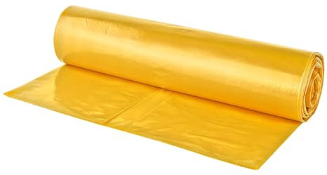 6x LDPE Abfallsack 120 Liter - gelb | Müllbeutel, Abfallbeutel, Müllsäcke, Mülltüten | 6 Rollen a 25 Stück/Rolle