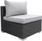 Calma Lux® Frei kombinierbare Einzelteile für Gartenmöbel Sitzgruppe Lounge Sitzgarnitur DIY aus Poly Rattan freie Wahl (Mitte)