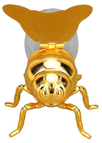 Pot à Miel Pot à Miel en Forme d'abeille, Verre en Alliage de Zinc, Cuisine Polyvalente (Denash5r16fsi09g-11)