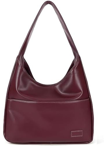 AiNinXun Vintage Hobo Bag Damen Leder Tasche Groß Handtasche Women Shoulder Bag Everyday Leather Tote Bag University Work Bag Y2k Schultertasche Gross Taschen Damen Umhängetasche Tragetasche Handbag
