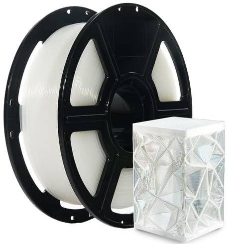 FLASHFORGE Rapid PLA Filament 1.75mm, High Flow Speedy 3D Printer Filament, Experience Exceptional Performance with 500mm/s High-Speed Printing, Neatly Wound & Top-Notch Filament (Natural)