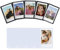 Aisnyho Kleiner magnetischer Bilderrahmen,Mini-Magnet-Bilderrahmen Kühlschrank für Instax Mini 12, 11, 99, 90, 40, 9, 8, 7, EVO Filme, für 5,4 x 8,6 cm Bilder (10 Stück)