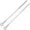 HJZHII 4 Stück Silikon Strohhalm Bürste,6mm 8mm Strohhalm Reinigungsbürste Mit Aufhängering,Wiederverwendbare Strohhalme Straw Cleaner Brush Reinigungsbürsten Flaschenbürste Dünn Strohhalmbürsten