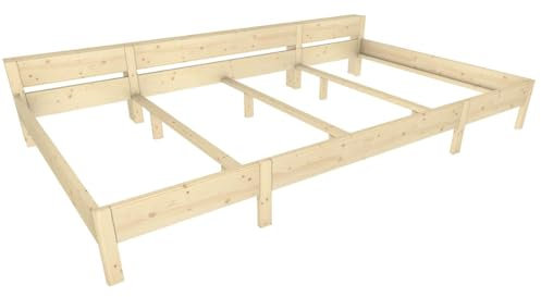 Familienbett Familien-Nesterl 360 200 43 Zirbe 90/180/90cm mit Ablage