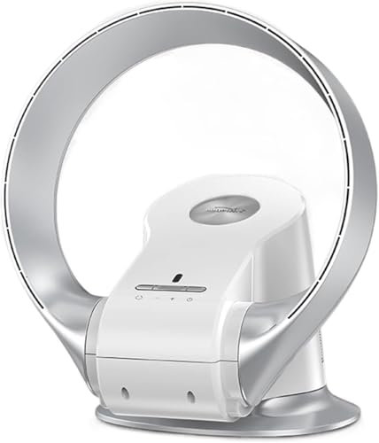 Bladeless Wall-mounted Fan, With Remote Control/timer, Bladeless Des Fan Electric Fan, 8-speed Wind Speed, 120° Angle Adjustment, 80° Swing Air Supply