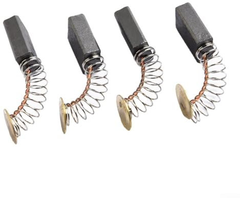 Spazzole al carbonio per motore, 4 pezzi spazzole in carbonio per utensili elettrici, set di ricambio per trapani elettrici circolari