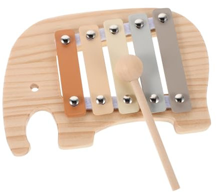 Gatuida Buntes Xylophon für Holz Musikinstrument für Kleinkinder Montessori Schlaginstrument mit Schlägel Frühen Musikbildung und Rhythmusförderung