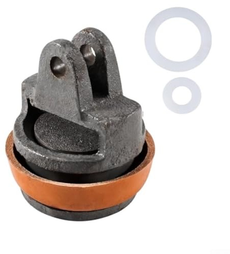 75 Typ Lederdichtung Handpumpenkolben, Gusseisen Ersatz-Kit kompatibel mit Garten- und Brunnenwasserpumpen
