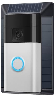 Il campanello a batteria con caricabatterie solare Fansoun Ring è compatibile solo con campanelli a batteria (porta USB-C), pannelli solari continui impermeabili e non è adatto per micro USB o altri