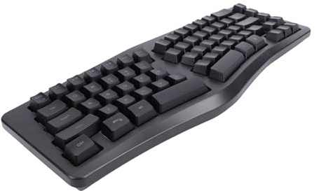 SENECESLI Ergonomische Bluetooth-Tastatur, Kabelgebundene 69-Tasten-Tastatur mit 18 RGB-Hintergrundbeleuchtungsmodi, Abnehmbares Typ-C-Kabel, Leises Tastendesign und Anti-Ghosting für