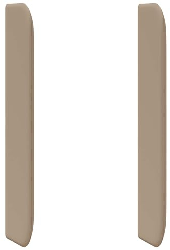 vidaXL Kopfteil Ohr Braun 80 x 16 x 4 cm PVC, Moderne Schlafzimmerdeko, robuster Kopfteil-Halter, minimalistisches Möbel, bequemer Rückenstütze, Schlafbereich Aufwertung