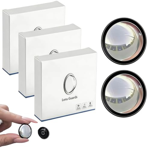 Car Camera Lens Protector, 6-Pack Of Car Reversing Camera Protective Stickers, Transparent Cars Cameras Protective Cover, Rainproof Reversing Cameras For Truck Automotive Sedan Suv Daily Driving