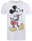 Disney Herren Vintage Mickey T-Shirt, weiß, XXL