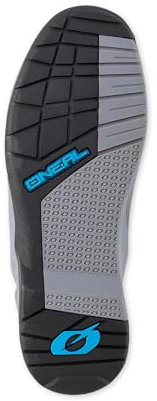 O'NEAL | Stivali Motocross | Enduro Motorcycle | Suola antiscivolo per la massima aderenza, zona tallone ergonomica, fodera perforata | Stivali RMX | Adulto | Nero-Grigio | Taglia 46