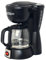 Bastilipo - Cafetière filtre 6 tasses, 600 W, noir/acier, MOKKA DRIP 6