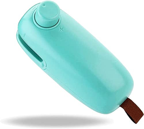Xrten Mini Sigillatore Termico,Saldatrice per Sigillare i Sacchetti Sigillatore di Vuoto(Mint Green)