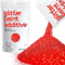 Hemway Glitter Paint Additive - Red | Fine Metallic Flakes for Adding Sparkle to Paints & Wood Varnish | Add to Emulsion, Acrylic & Latex for Indoor Sparkly Walls | 100 g