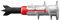 FISCHER 551594 - Taco autoperforante para placa de yeso DUOBLADE S + tornillo (Bolsa 10 ud.)