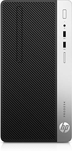 HP ProDesk 400 G6 Microtower (7EM13EA) Sistema PC, nero/argento, Windows 10 Pro