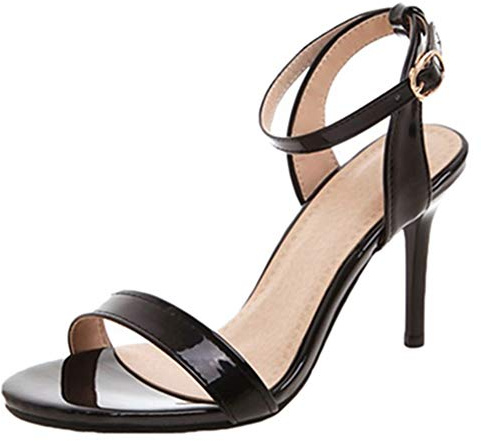 CUTEHEELS Sandali da donna alla moda, aperti, con tacco
