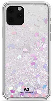 WHITE DIAMONDS Sparkle Schutzhülle (für Apple iPhone 11 Pro, leicht, Kunststoff) Mehrfarbig