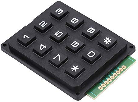 3 x 4 Keypad Membrantastaturmodul Schalter mit 12 Tasten Drucktasten für MCU