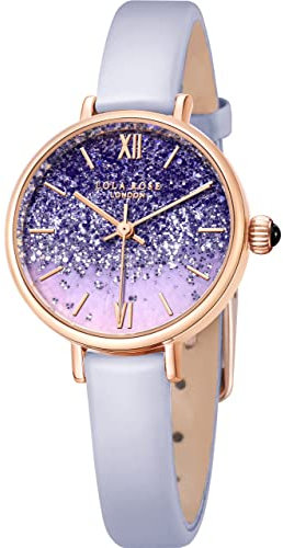 Lola Rose Classy Uhren für Frauen, Damenuhr mit Stahlband, Damenuhr mit grünem Zifferblatt, Uhr für Damen Geschenk