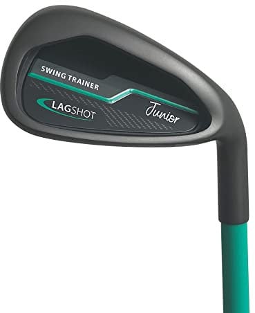 Lag Shot Golf Junior 7 Iron Youth Swing Trainer (Right Handed) - Adds Distance & Accuracy to Your Drives. “Best Swing Trainer” of The Year! #1 Golf Aid 2022 & 2023! Strength Tempo Flexibility Hitting