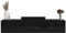 Planetmöbel West TV-Schrank, Fernsehtisch 160 cm lang, TV-Board hängend oder stehend, Fernsehschrank für Wohnzimmer, TV Möbel 37,8 x 160 x 30 cm, schwarz