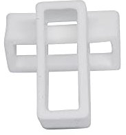 Schlaufe Weiß Lasche für Uhrenarmband in 14mm-24mm Ersatzschlaufe Gummi Silikon Kautschuk Halter Riemen Schnalle Schlaufen Laschen (16, weiß)