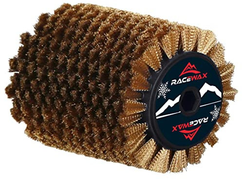 RaceWax Roto Bürste Kupfer/Bronze Rotorbürste Belagbürste Skiwachs Service SpeedBrush 120mm